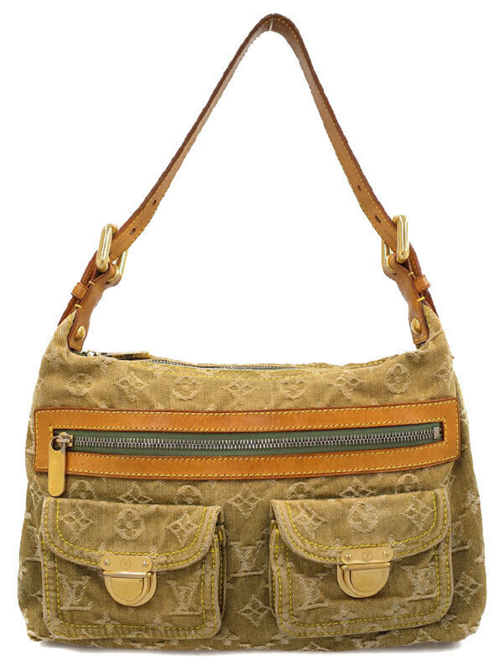 Louis Vuitton Monogram Denim Baggy Hobo Bag